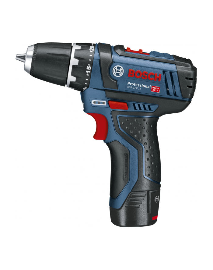 bosch powertools Bosch cordless drill screwdriver GSR 12V-15 Professional (blue / black, 2x Li-ion battery 2.0Ah) główny