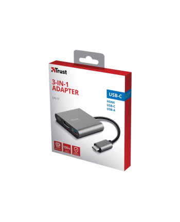TRUST DALYX 3-IN-1 USB-C ADAPTER nr 1