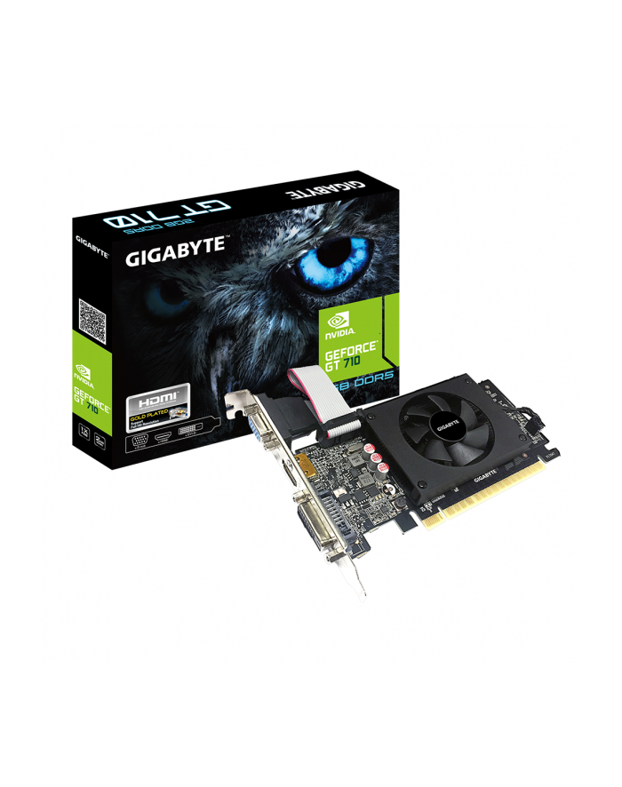 GIGABYTE GeForce GT 710 2GB GDDR5 DVI-D HDMI D-Sub główny