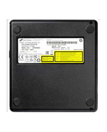hitachi-lg HLDS GP60NB60 DVD-Writer ultra slim external USB 2.0 black