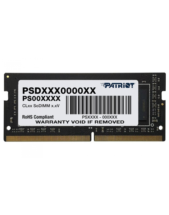 patriot memory PATRIOT Signature Series DDR4 16GB 1x16GB 3200MHz SODIMM Single główny