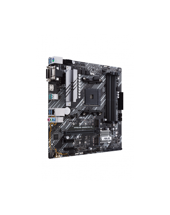 ASUS PRIME B550M-A AM4 DDR4 2xM.2 6xSATA PCIe 4.0 1Gb Ethernet mATX MB główny