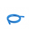 LANBERG patchcord cat.6A FTP LSZH CCA 0.5m blue - nr 5