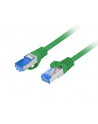 LANBERG patchcord cat.6A FTP LSZH CCA 0.5m green - nr 8