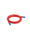 LANBERG patchcord cat.6A FTP LSZH CCA 0.5m red - nr 2