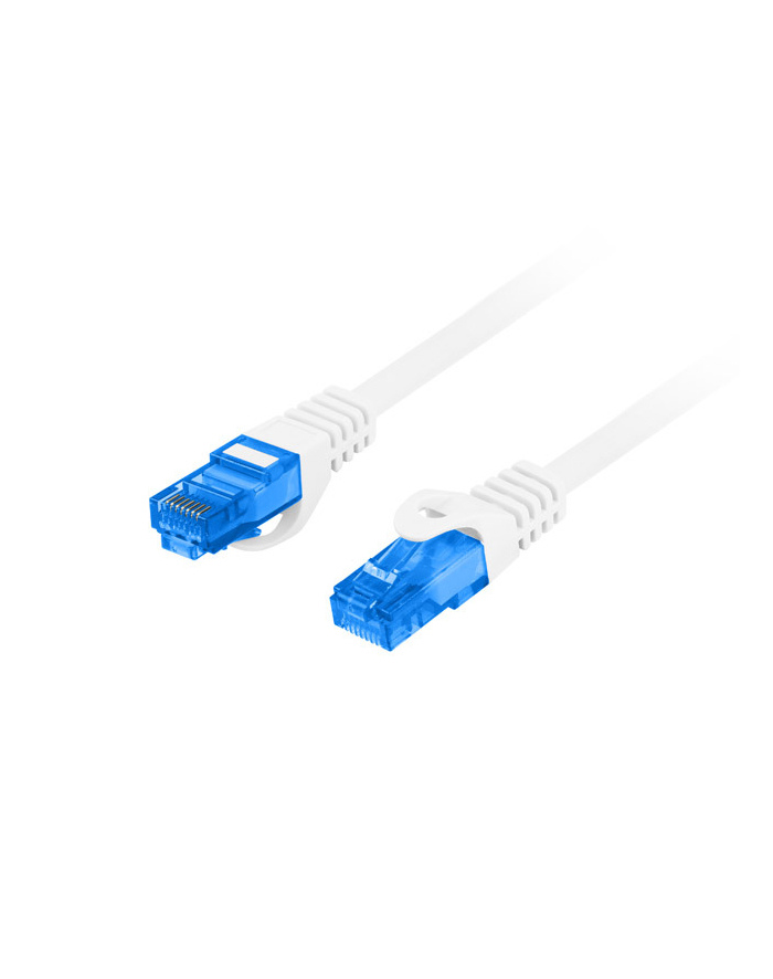 LANBERG patchcord cat.6A FTP LSZH CCA 0.5m white główny