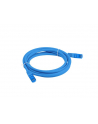 LANBERG patchcord cat.6A FTP LSZH CCA 1m blue - nr 9