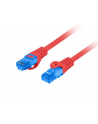 LANBERG patchcord cat.6A FTP LSZH CCA 1m red - nr 10