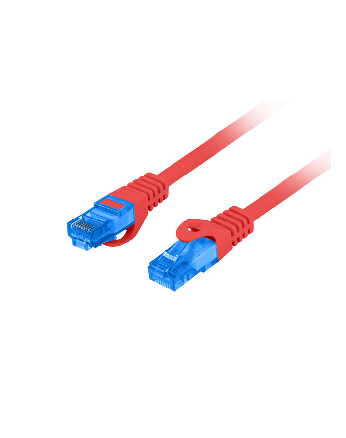 LANBERG patchcord cat.6A FTP LSZH CCA 1m red główny