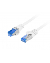 LANBERG patchcord cat.6A FTP LSZH CCA 1m white - nr 8