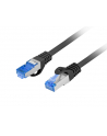 LANBERG patchcord cat.6A FTP LSZH CCA 2m black - nr 8