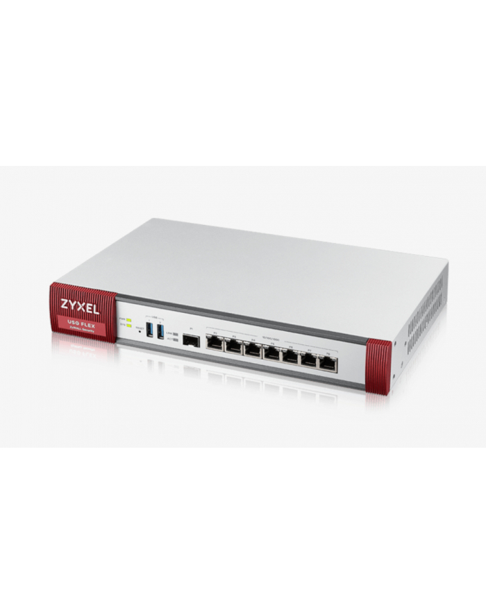 ZYXEL USG Flex Firewall 7 Gigabit user-definable ports 1xSFP 2xUSB with 1 Yr UTM bundle główny