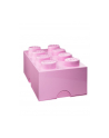 Room Copenhagen LEGO Storage Brick 8 light różowy - RC40041738 - nr 1
