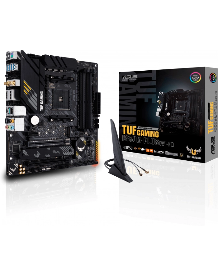 ASUS TUF GAMING B550M-PLUS AM4 DDR4 2xM.2 6xSATA PCIe 4.0 x16 mATX główny