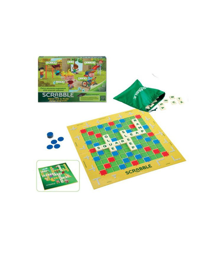 Scrabble Practice 'amp; Play Język angielski p6 GGB32 gra MATTEL główny