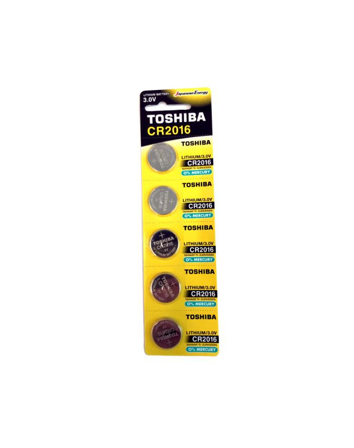 inni Bateria TOSHIBA CR2016 3V p5/blister cena za 1szt główny