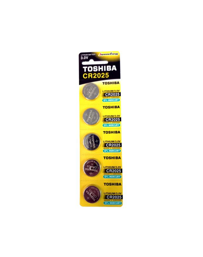 inni Bateria TOSHIBA CR2025 3V p5/blister cena za 1szt główny