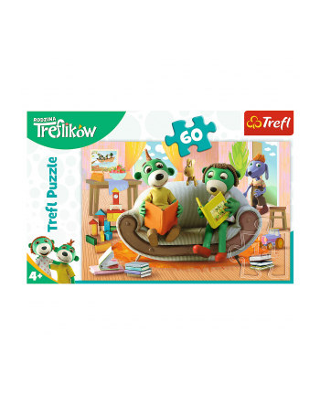 Puzzle 60el Trefliki. Wspólne czytanie książek 17345 Trefl