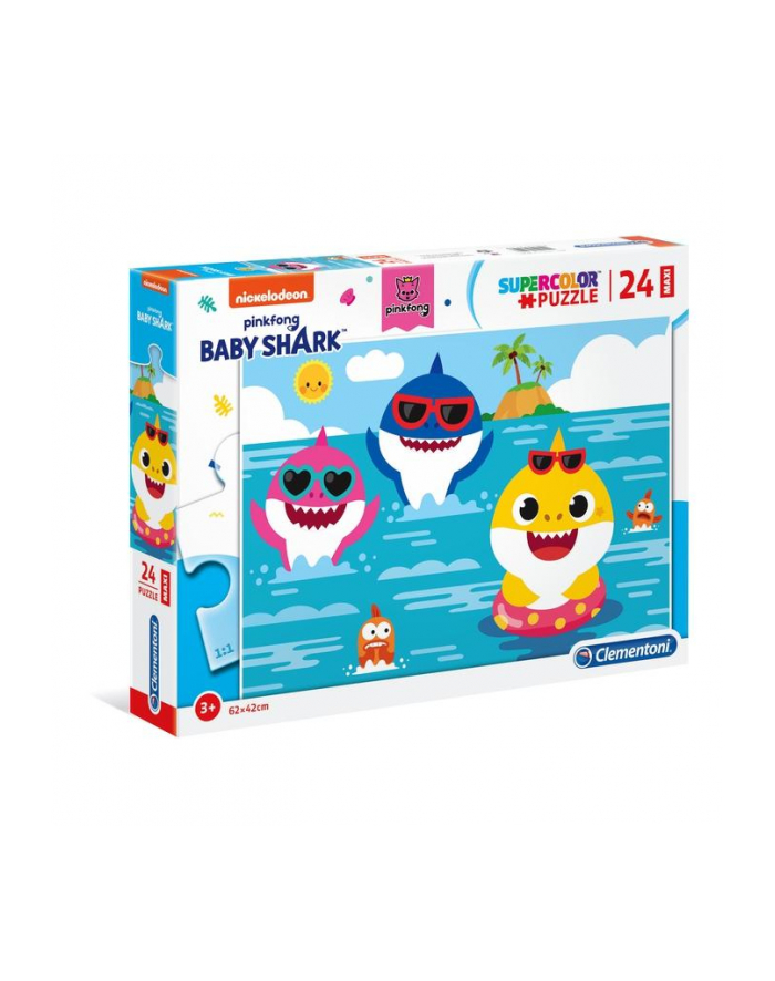 Clementoni Puzzle 24el Maxi Baby Shark 28519 główny