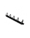digitus Organizer kablowy poziomy typu RING 19' 1U 40x483x60mm czarny - nr 4