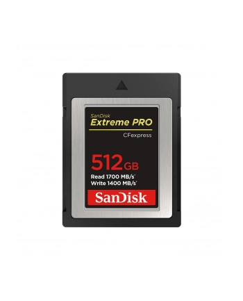 SANDISK Extreme Pro 512GB CFexpress Card SDCFE 1700MB/s R 1400MB/s W 4x6