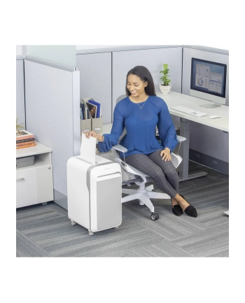 fellowes Niszczarka LX221 biała P-5 ścinki 2x12mm