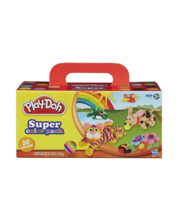 Play-Doh Super Color Pack Zestaw 20 tub A7924 HASBRO