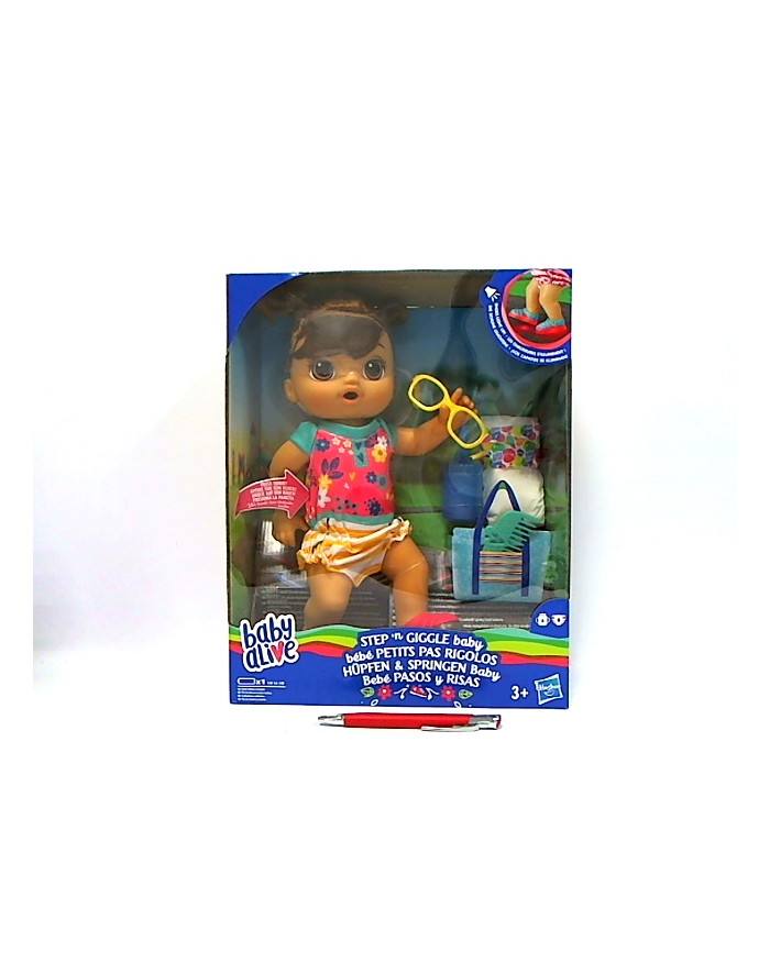 Baby Alive Step n Giggle dziewczynka bruneta E5248 HASBRO główny