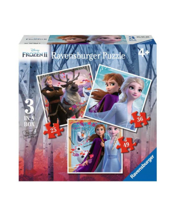 Puzzle 3w1 25/36/49el Frozen 2 Kraina Lodu 030330 RAVENSBURGER