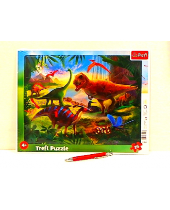 Puzzle 25el ramkowe Dinozaury. 31343 Trefl