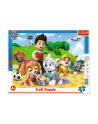 Puzzle 25el ramkowe Psi Patrol na tropie. PAW PATROL 31344 Trefl - nr 1