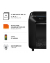 fellowes Niszczarka LX201 czarna P-5 ścinki 2x12mm - nr 54