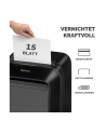 fellowes Niszczarka LX211 czarna P-5 ścinki 2x12mm - nr 36