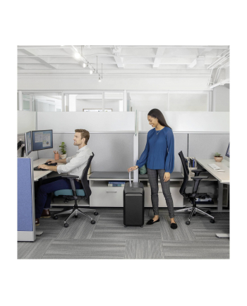 fellowes Niszczarka LX221 czarna P-5 ścinki 2x12mm