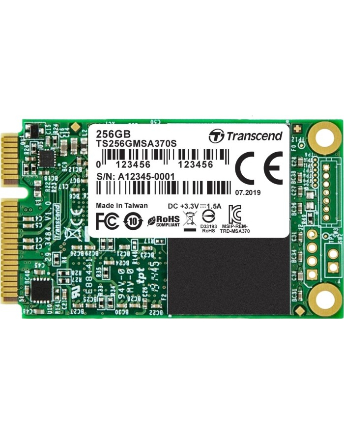 TRANSCEND 256GB mSATA SSD SATA III MLC główny