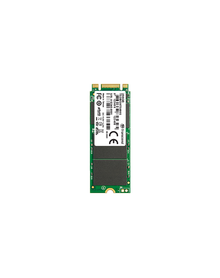 TRANSCEND 256GB M.2 2260 SSD SATA3 B+M Key MLC główny