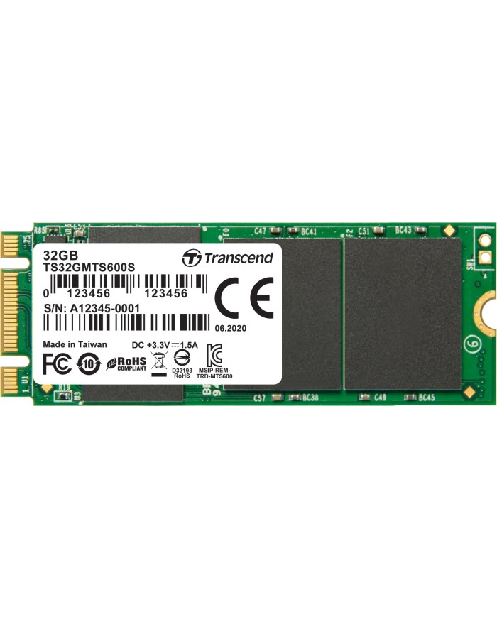 TRANSCEND 32GB M.2 2260 SSD SATA3 B+M Key MLC główny