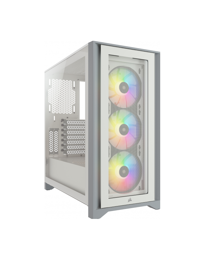 CORSAIR iCUE 4000X RGB Tempered Glass Mid-Tower White case główny