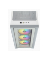 CORSAIR iCUE 4000X RGB Tempered Glass Mid-Tower White case - nr 72