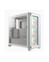 CORSAIR iCUE 4000X RGB Tempered Glass Mid-Tower White case - nr 86