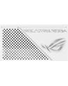 ASUS ROG Strix 850W White Edition PSU Power Supply ROG heatsinks Axial-tech fan design dual ball fan bearings 0dB technology 80 - nr 134