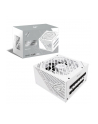 ASUS ROG Strix 850W White Edition PSU Power Supply ROG heatsinks Axial-tech fan design dual ball fan bearings 0dB technology 80 - nr 22