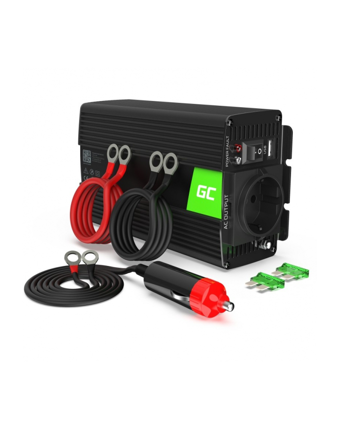 GREEN CELL Car Power Inverter Converter 24V to 230V 300W/600W główny