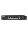 qnap systems QNAP QSW-1105-5T 5 port 2.5Gbps auto negotiation 2.5G/1G/100M unmanaged switch - nr 25