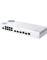qnap systems QNAP QSW-M408-2C 8 port 1Gbps 2 port 10G SFP / NBASE-T Combo 2 port 10G SFP  Web Managed Switch - nr 10
