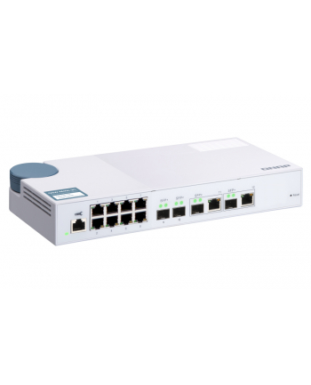 qnap systems QNAP QSW-M408-2C 8 port 1Gbps 2 port 10G SFP / NBASE-T Combo 2 port 10G SFP  Web Managed Switch