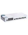 qnap systems QNAP QSW-M408-4C 8 port 1Gbps 4 port 10G SFP+/ NBASE-T Combo Web Managed Switch - nr 24
