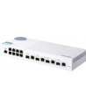 qnap systems QNAP QSW-M408-4C 8 port 1Gbps 4 port 10G SFP+/ NBASE-T Combo Web Managed Switch - nr 54
