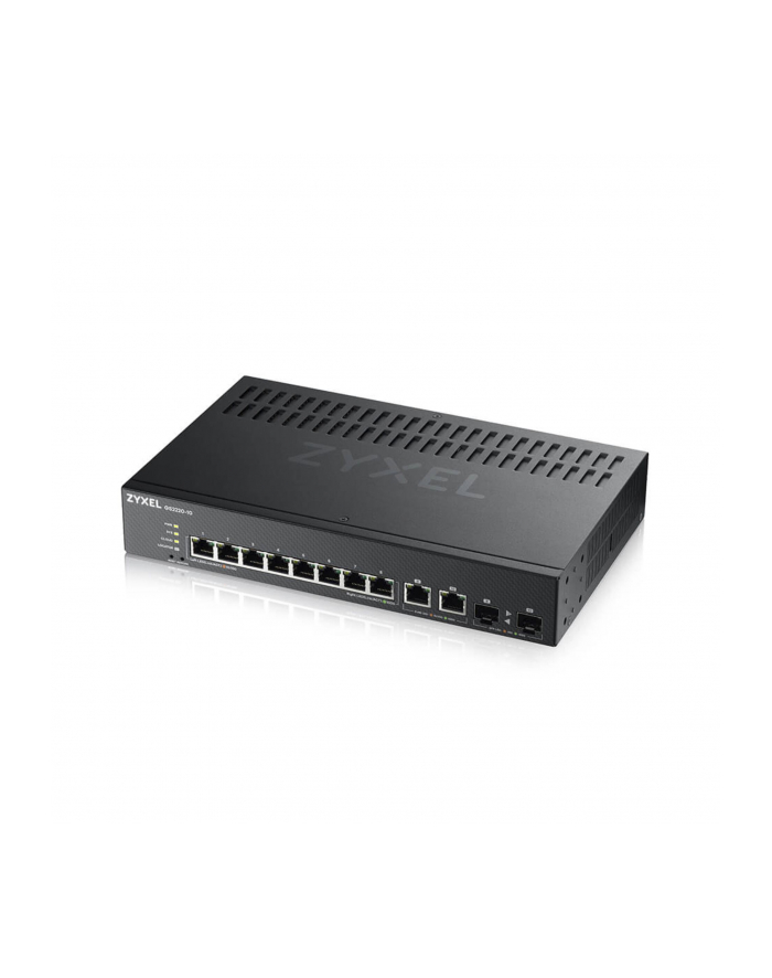 ZYXEL GS2220-10 EU region 8-port GbE L2 Switch with GbE Uplink 1 year NCC Pro pack license bundled główny