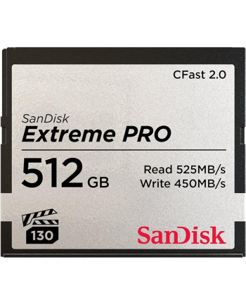 SANDISK Extreme Pro CFAST 2.0 512GB 525MB/s VPG130